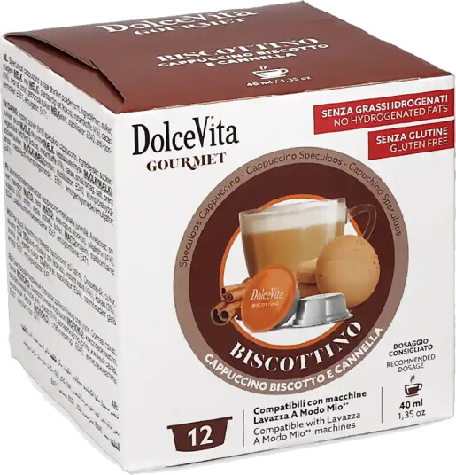 Dolce Vita | Biscottino Speculoos 12 kapsler til Lavazza a Modo Mio