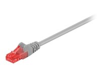 MicroConnect - Nettverkskabel - RJ-45 (hann) til RJ-45 (hann) - 100 m - 6 mm - UTP - CAT 6 - halogenfri, rund, uten hindringer, flertrådet - grå MicroConnect - Nettverkskabel - RJ-45 (hann) til RJ-45 (hann) - 100 m - 6 mm - UTP - CAT 6 - halogenfri, rund, uten hindringer, flertrådet - grå