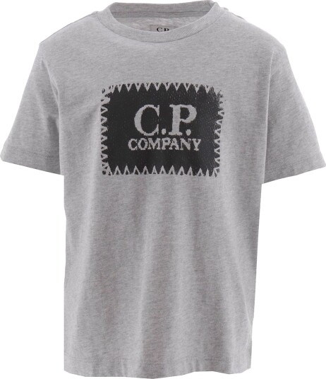 C.P. Company T skjorte Grå Melert m. Svart C.P. Company 10 år 140 T skjorte