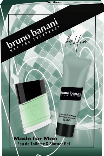 Bruno Banani Gift Set Made For Men Eau De Toilette 30 ml + Shower Gel Bruno Banani Gift Set Made For Men Eau De Toilette 30 ml + Shower Gel