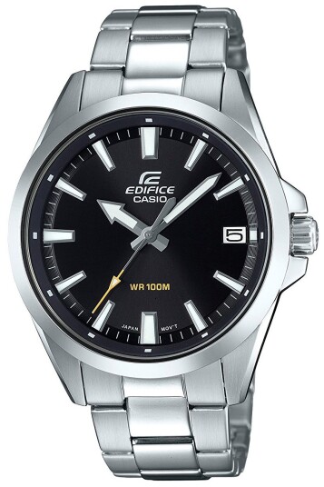 Casio Herreklokke EFV 100D 1AVUEF Edifice Sort/Stål Ø42 mm