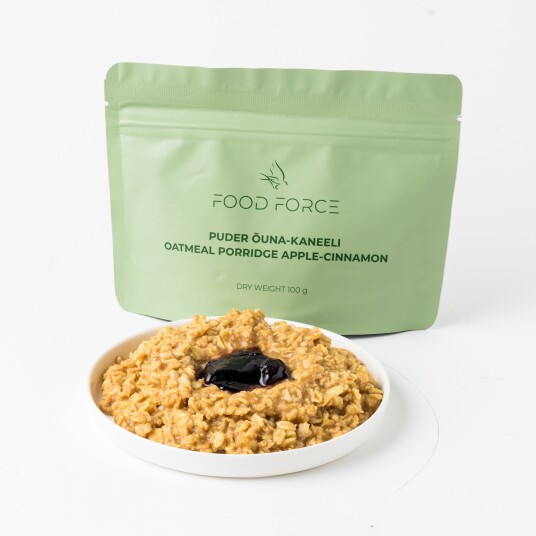 Food Force Oatmeal porridge apple-cinnamon, Turfrokost Food Force Oatmeal porridge apple-cinnamon, Turfrokost