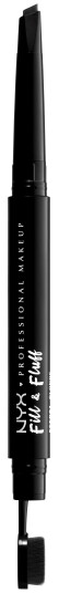 NYX Professional Makeup Fill & Fluff Eyebrow Pomade Pencil Black