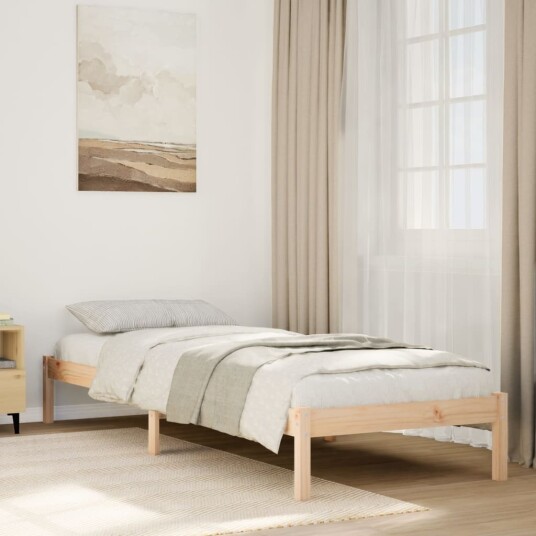  Ekstra lang sengeramme uten madrass 80x210 cm heltre furu 8721158393265