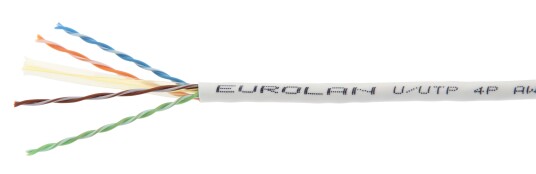 Eurolan 19D-U6-25WT-0 Datakabel hvit LSZH Dca Kappet Stikkontakter & kabler
