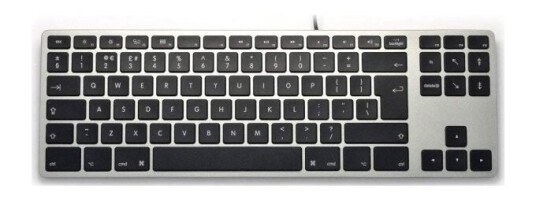 Matias Fk308lb Keyboard Wired Black/Silver Uk (Fk308lb-Uk) Matias Fk308lb Keyboard Wired Black/Silver Uk (Fk308lb-Uk)