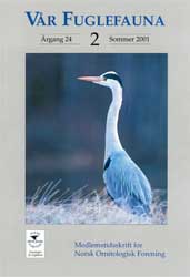 Norsk Ornitologisk Forening Vår Fuglefauna   2001 2 årgang 24