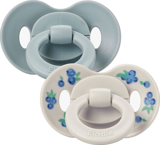 Elodie Details Binky Bundle Smokk 0-6m Silikon 2-Pakk Blueberry Bliss
