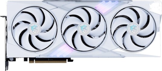 MSI GeForce RTX 5070 Ti GAMING TRIO OC 16 GB grafikkort med GDDR7 og 7680 x 4320 oppløsning (hvit)