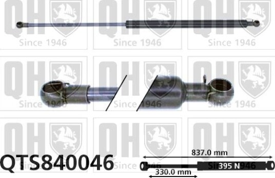 QUINTON HAZELL QTS840046 Baklukedemper