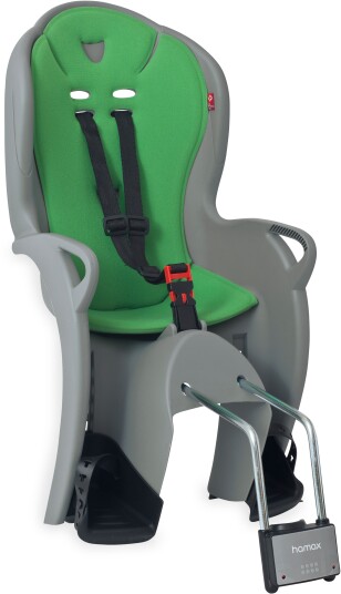 Hamax Kiss Sykkelsete, Medium Grey/Green Hamax Kiss Sykkelsete, Medium Grey/Green