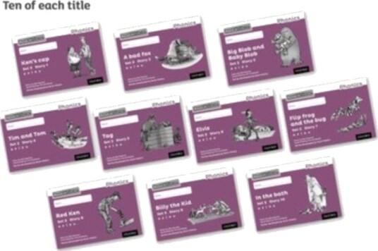 Read Write Inc. Phonics: Purple Set 2 Core Black & White Storybooks (Pack Of 100) Av Gill Munton