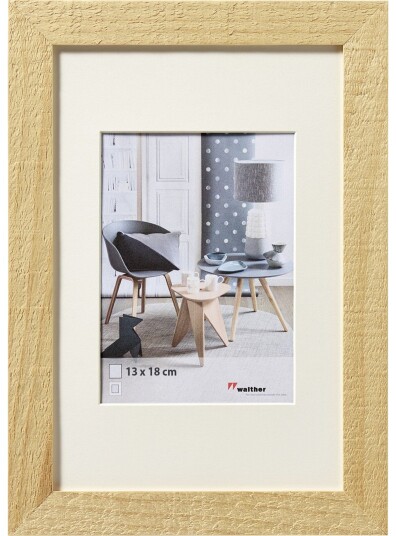 Walther Home HO318H fotoramme med passepartout nature wood Walther Home HO318H fotoramme med passepartout nature wood