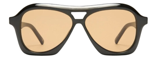 Le Specs Drizzle Black With Light Brown Mono Lens Le Specs Drizzle Black With Light Brown Mono Lens