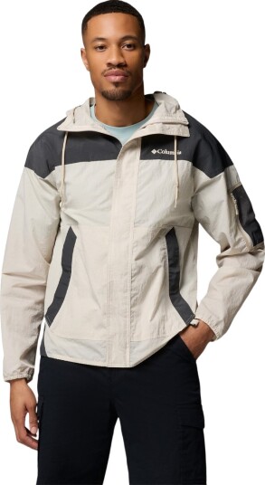 Columbia Challenger II Windbreaker Jakke Herre Beige/Grå L