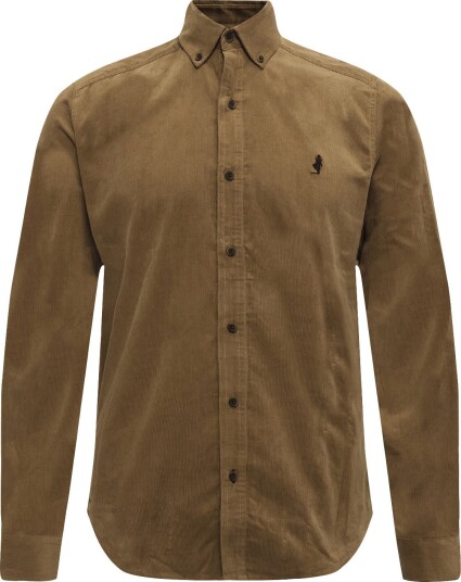 MCS Mcthue Shirt Ls Wvn   Brown   M