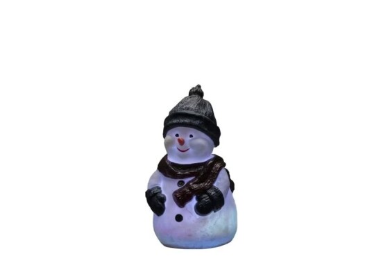 Konstsmide Snowman Dekorativ lysfigur Flerfarget Plast Universal IP44 Svart