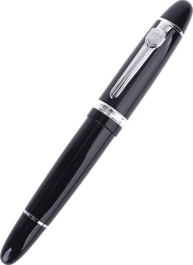 Ny Jinhao 159 Black And Silver for M Nib tykk Fyllepenn
