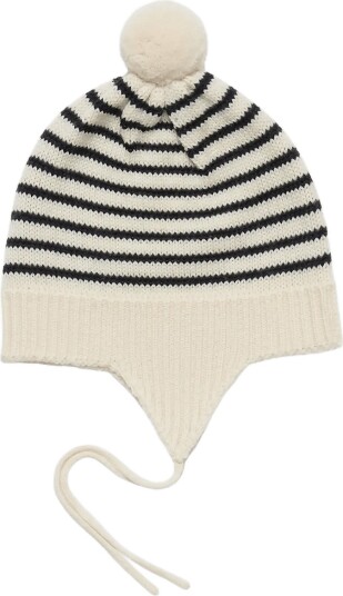 FUB Baby Pompom Hat Cream 80/86