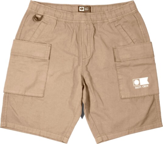 Salty Crew Men"s Unit Cargo Walkshort Khaki S