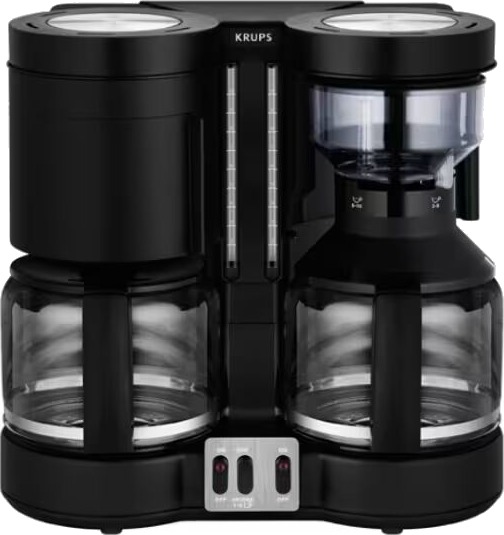 Krups Duothek Plus Kaffebrygger drypp 1 l Malt kaffe 2200 W Sort Krups Duothek Plus Kaffebrygger drypp 1 l Malt kaffe 2200 W Sort