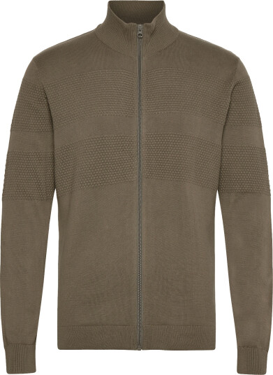 Lindbergh | Zip Through Purl Cardigan | L