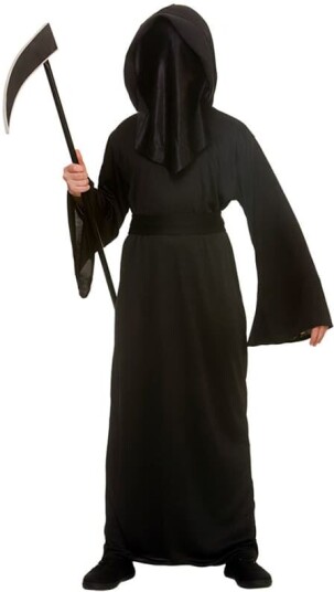 Wicked Costumes Ltd Faceless Grim Reaper, 5-7 år