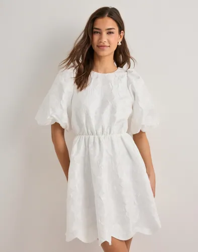Malina Hvit Elina scallop detail mini dress Malina Hvit Elina scallop detail mini dress