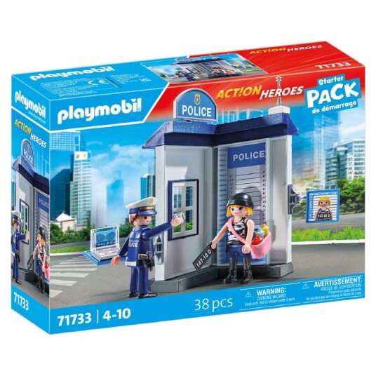PLAYMOBIL Action Heroes Startpakke Politirom 71733