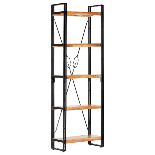 vidaXL Bokhylle 5 etasjer 60x30x180 cm heltre akasie vidaXL Bokhylle 5 etasjer 60x30x180 cm heltre akasie
