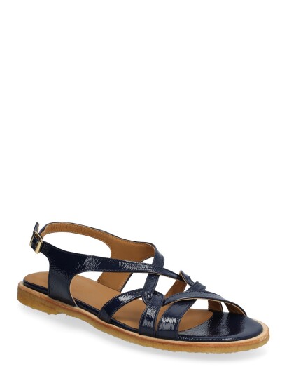 ANGULUS Sandals Flat Navy 39.5 ANGULUS Sandals Flat Navy 39.5