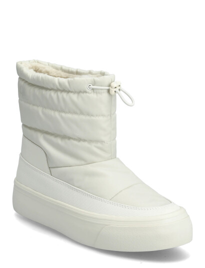 Calvin Klein Vulc Flatf Snowboot Nylon Mix Mg - White - 40
