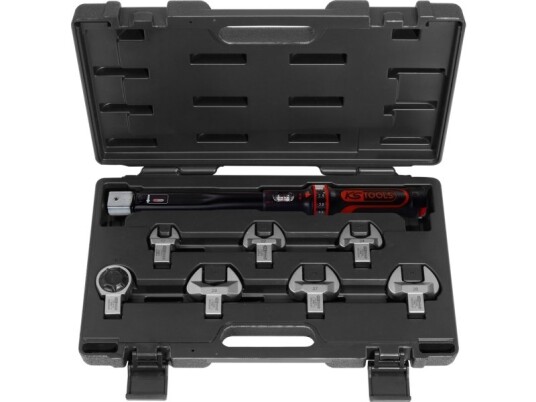 Ks Tools Ergotorque, Sett, Åpen Endeadapter, Stål, Kromfarget, 17,22,24,26,27,29 Mm, 2,4 Kg