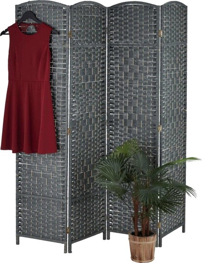 4 panelers sammenleggbar skjerm – Elegant romdeler 4 panelers sammenleggbar skjerm – Elegant romdeler
