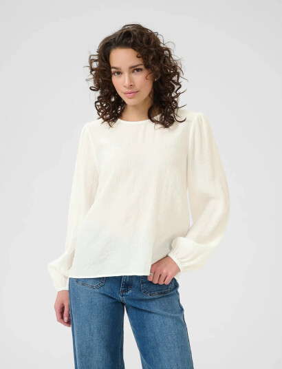 Kaffe Kavivy Blouse - White - 36 Kaffe Kavivy Blouse - White - 36