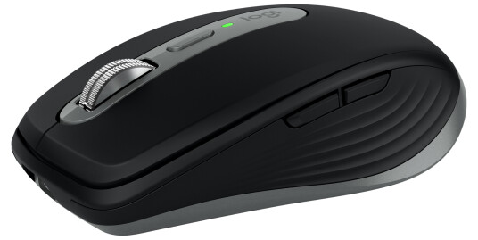 Logitech MX Anywhere 3S Trådløs Mus for Mac - Kompakt Design - 8000 dpi - Stellargrå