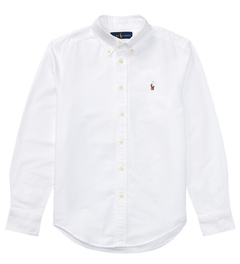 Polo Ralph Lauren White Boy Sport Skjorte XL/18 20 år