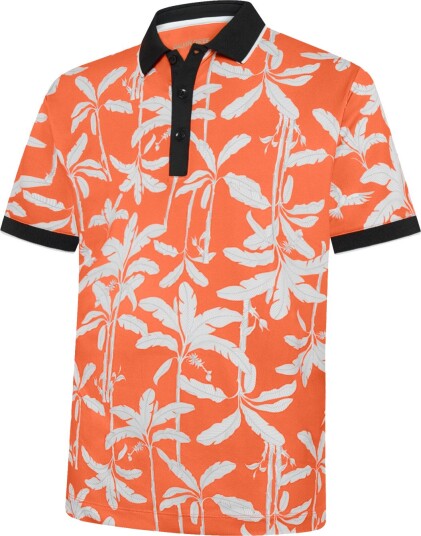 Galvin Green Merry Golf pologenser herre Orange Black Medium