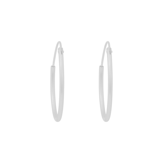 Snö Of Sweden Liddy Thin Ring Ear Plain Silver Onesize