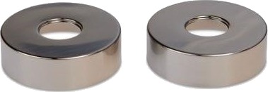 Blue Label Rosetter - Børstet Nikkel - Diameter Ø74 Mm - Højde 21 Mm - Leveres I Sæt Af 2 Stk. Blue Label Rosetter - Børstet Nikkel - Diameter Ø74 Mm - Højde 21 Mm - Leveres I Sæt Af 2 Stk.