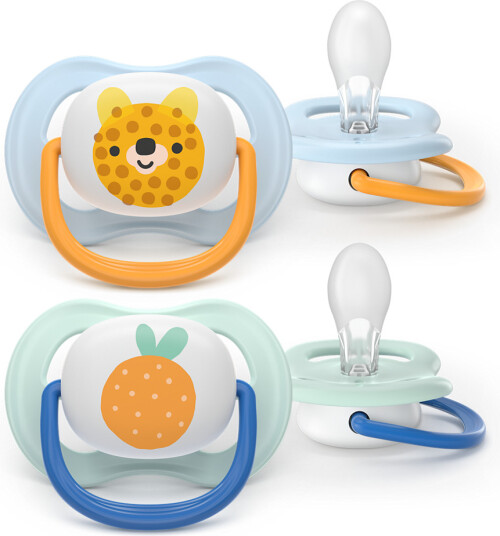 Philips Avent Ultra Air Smokk 0-6 Måneder Grønn/Blå 2 stk Philips Avent Ultra Air Smokk 0-6 Måneder Grønn/Blå 2 stk