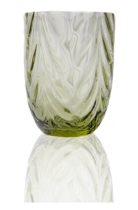 Wave Drikkeglass Olivegreen Wave Drikkeglass Olivegreen