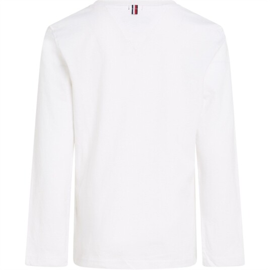 Tommy Hilfiger Boys Basic CN Bluse Bright White 14 år