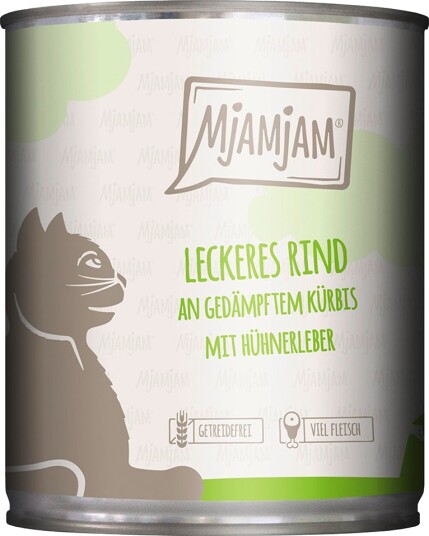 Mjamjam Våtfôr Økonomipakning Okse 24 X 800 G