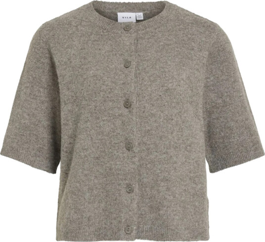 Vila Kardigan viLiga 2/4 O neck Knit Grå