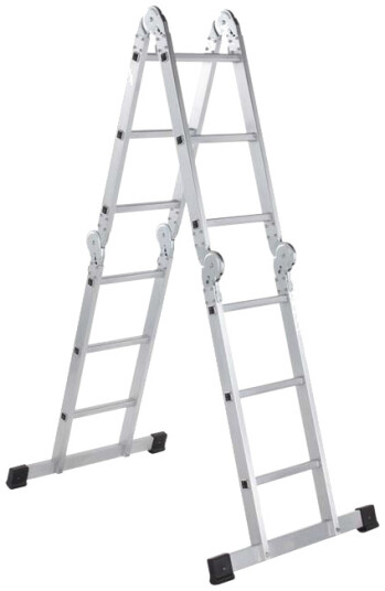 Zarges Kombi Universellstige 4-Delt 2x3 Og 2x4 Trinn