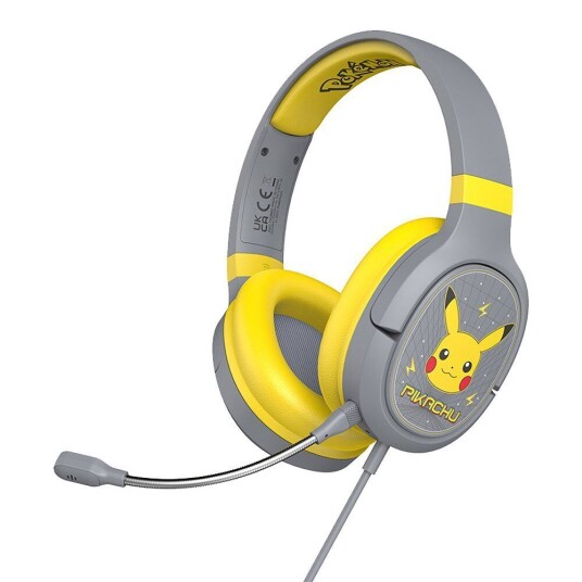 Pokemon Over-Ear Gaming Headset Pro G1 Med Avtakbar Mikrofon Pokémon Pikacu Grå / Gul Pokemon Over-Ear Gaming Headset Pro G1 Med Avtakbar Mikrofon Pokémon Pikacu Grå / Gul