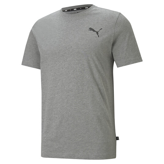 Puma Essentials Small Logo Tee , t-skjorte herre L Medium Gray Heather-