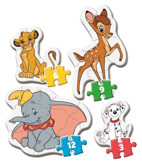 Clementoni My first puzzle 3-6-9-12 pcs Disney Classic 20806 Clementoni My first puzzle 3-6-9-12 pcs Disney Classic 20806