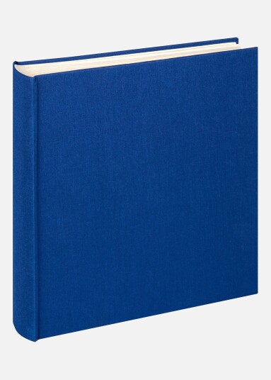 Walther Cloth Album Blå - 28x29 Cm (100 Hvite Sider / 50 Ark) Walther Cloth Album Blå - 28x29 Cm (100 Hvite Sider / 50 Ark)